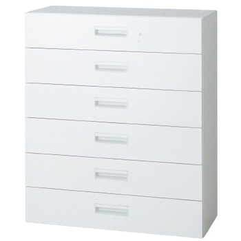 L6 スタンダードタイプ ラテラルファイリングキャビネット(6段)(連結サービスなし) プラス(家具)