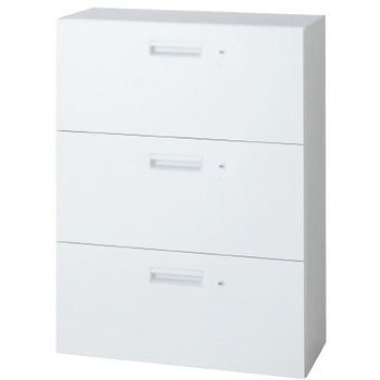 L6 スタンダードタイプ ラテラルファイリングキャビネット(各段施錠)(連結サービス付き) - プラス(家具)