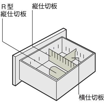 L6 縦仕切板 プラス(家具)