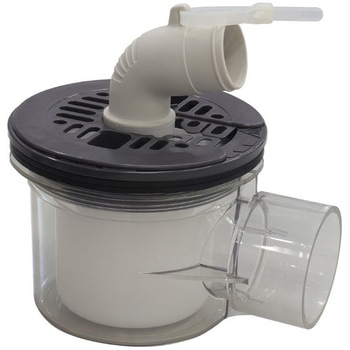 T.Eトラップ 横引透明 (ガイド付き目皿受け付) テクノテック