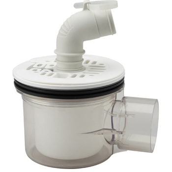 T.Eトラップ 横引透明 (ガイド付き目皿受け付) テクノテック