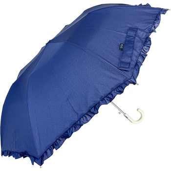 RIC55cm折ジャン無地フリル NV - ローズ産業