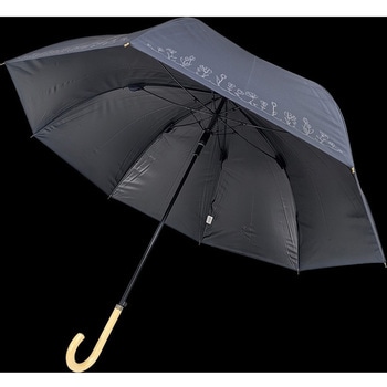 婦人晴雨65cmBJシルク花 BK ローズ産業