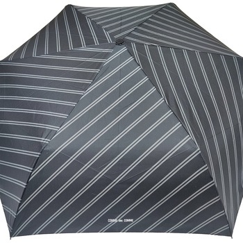コムデコム60cmミニ傘バイアス柄 BK ローズ産業