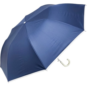 RIC晴雨55cm折ジャンプパイピング NV ローズ産業