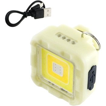 LEDミニミニポケットライト 充電式 キューブ 蓄光 BIGMAN(ビッグマン)