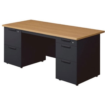 LE-167D-32 T2/BK デスク リード 両袖机(2段袖×D-3段袖)(組立サービス付き) プラス[家具] 58850968