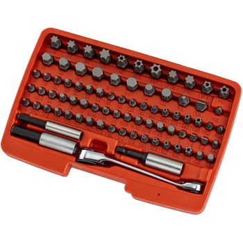 80PCS ダブルエンドミニラチェットビットセット JTC