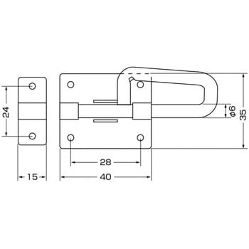 ステンレスPラッチ ハイロジック