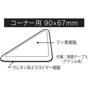 スライドクッション コーナー用 ハイロジック