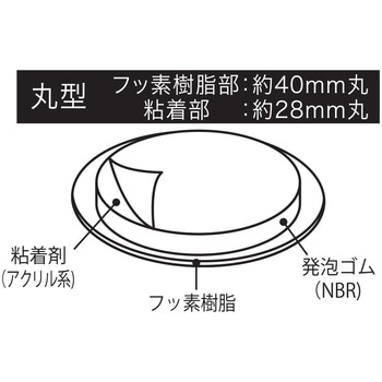 スライドクッション 丸 ハイロジック