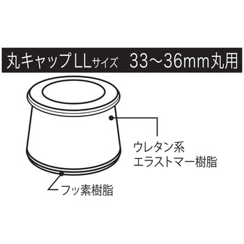 スライドクッション 丸キャップLL ハイロジック