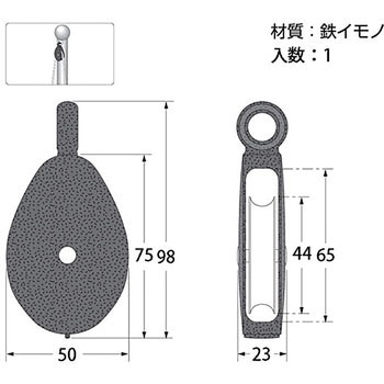セミブルック(滑車) ハイロジック