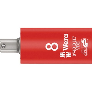 8740 B VDE 絶縁ホールディングファンションビットソケット Wera