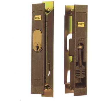 引違錠前 召合せ/内外 カマ締リ ネジ式操作 YKK・神鋼他 ハイロジック