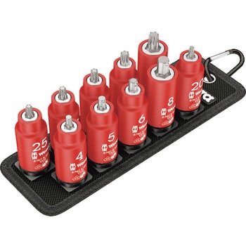 Belt B ホールディングファンション VDE絶縁ビットソケットベルトセット 1 Wera
