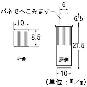回転ピン バネ式 ハイロジック