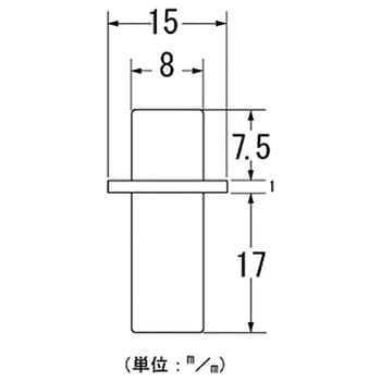 Z-972 回転ピン 固定式 1袋(4個) ハイロジック 【通販サイトMonotaRO】