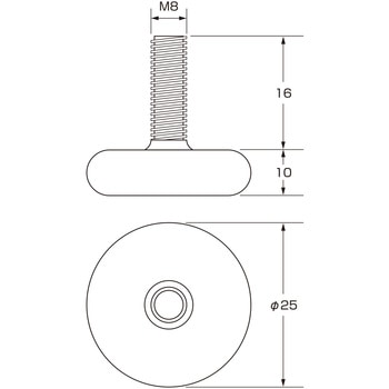 高サ調整ねじ ハイロジック