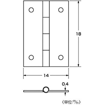 真鍮細蝶番 ハイロジック