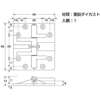 折戸蝶番 ハイロジック