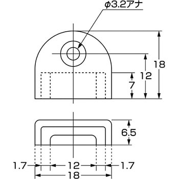 棚柱用エンドキャップ ハイロジック
