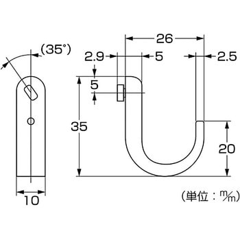 棚柱用フック ハイロジック