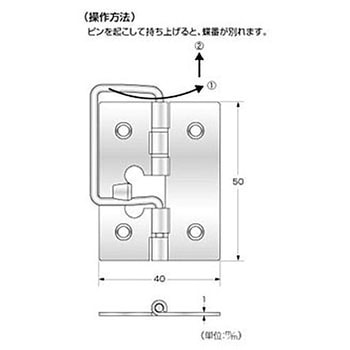 蝶番掛金 ハイロジック