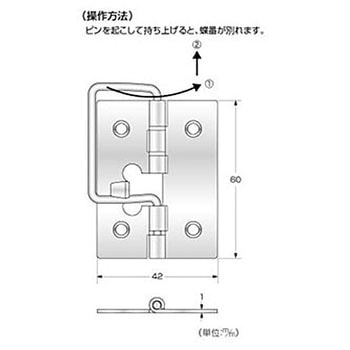 蝶番掛金 ハイロジック