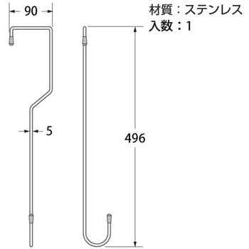 吊下ゲ丸+角フック ハイロジック