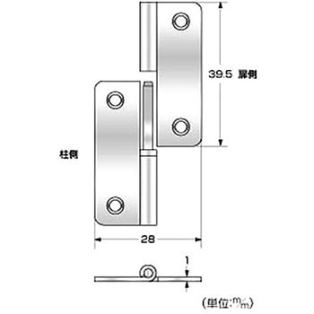 抜差蝶番 ハイロジック