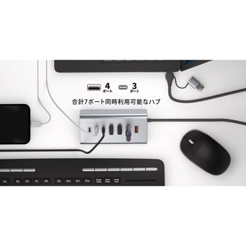 USBハブ DELTA HUB SEVEN エアリア