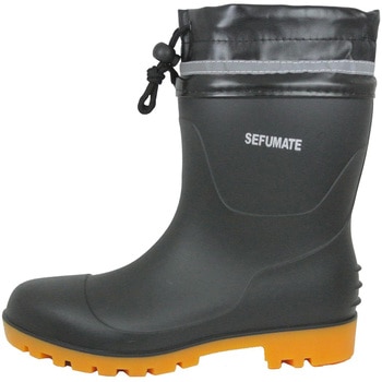 PVC鉄芯入抗菌防臭加工カバー付きショートブーツ - 天牛(富士手袋工業)