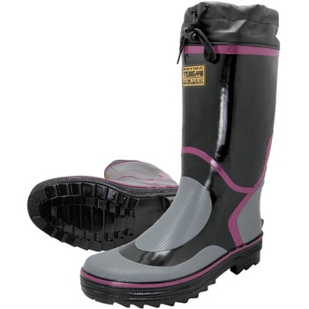 フットマン黒ワインブーツ 天牛(富士手袋工業)