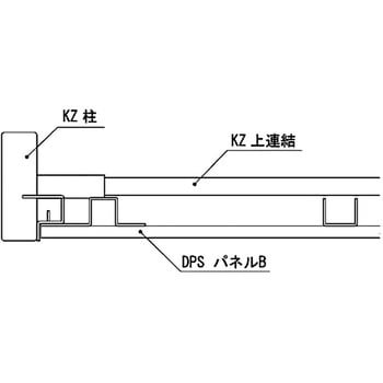 スチール製ディスプレイパネルBセット(KZ専用) タテヤマアドバンス