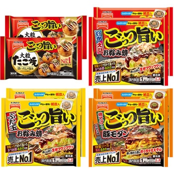 [冷凍]テーブルマーク ごっつ旨い イチオシ粉もんセット4種×各2個 テーブルマーク
