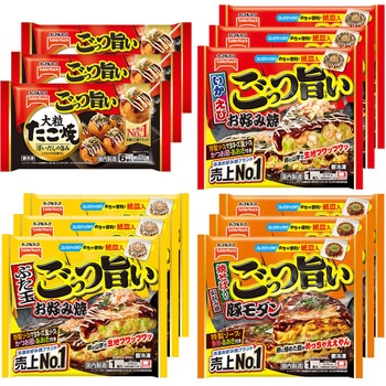 [冷凍]テーブルマーク ごっつ旨い イチオシ粉もんセット4種×各3個 テーブルマーク