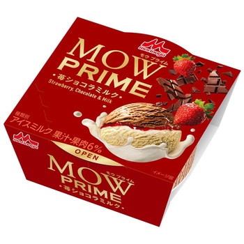 [冷凍]MOW PRIME(モウプライム)苺ショコラミルク - 森永乳業