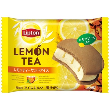 [冷凍]リプトンレモンティーサンドアイス - 森永乳業