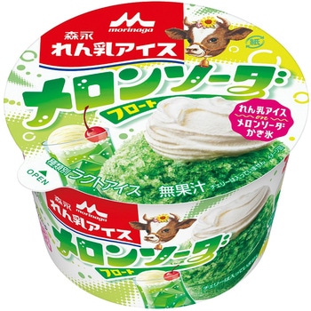 [冷凍]森永れん乳アイス メロンソーダフロート - 森永乳業
