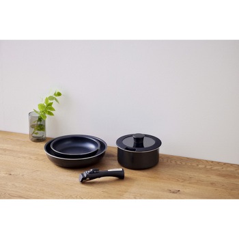 ダイヤモンドコートパン5点セット IH・ガス火対応 アイリスオーヤマ