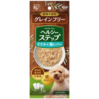 ヘルシーステップ ささみと鶏レバー  70g×3P アイリスオーヤマ