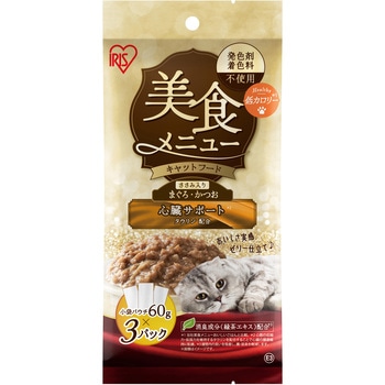 美食メニュー まぐろ・かつお ささみ入り 60g×3P アイリスオーヤマ