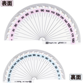 両面分度器 快段目盛 SK(新潟精機)