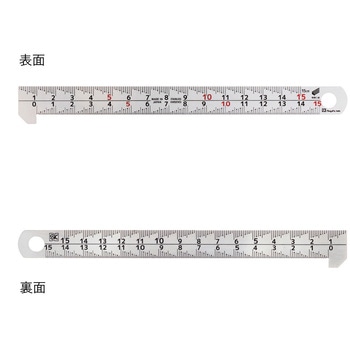 フック付スケール 快段目盛 両面 SK(新潟精機)