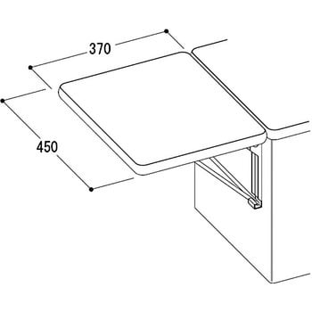 LGサイドテーブルセット サイドテーブル 1台 タテヤマアドバンス