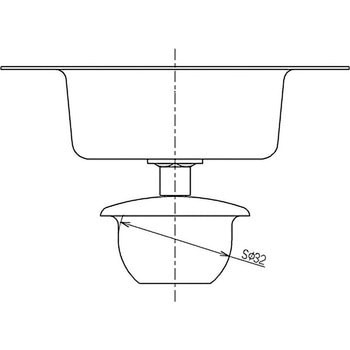 流し用ゴム栓付目皿 TOTO