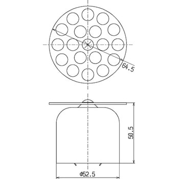小便器用椀付目皿部(ストール小便器用) TOTO