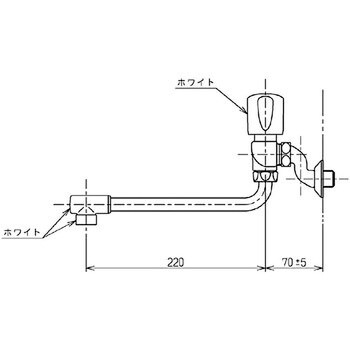 TKJ20BAU 2ハンドル混合栓(壁付きタイプ) 1台 TOTO 【通販サイトMonotaRO】