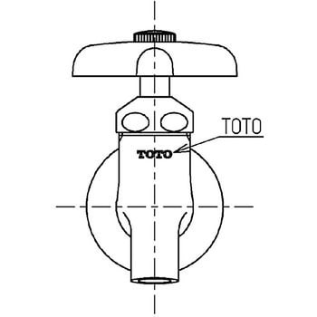 横水栓 13mm TOTO 【通販モノタロウ】